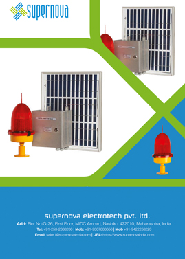 Solar Aviation Obstruction Lights